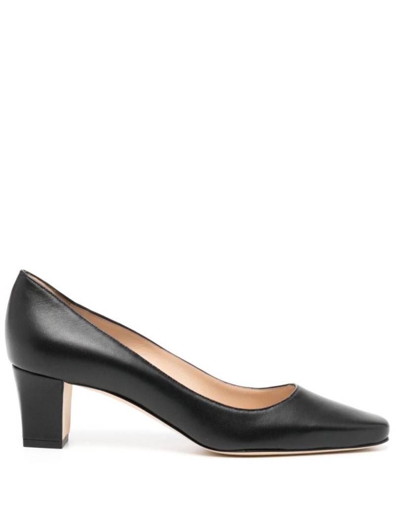 Manolo Blahnik Okkatopla 50mm leather pumps - Black von Manolo Blahnik