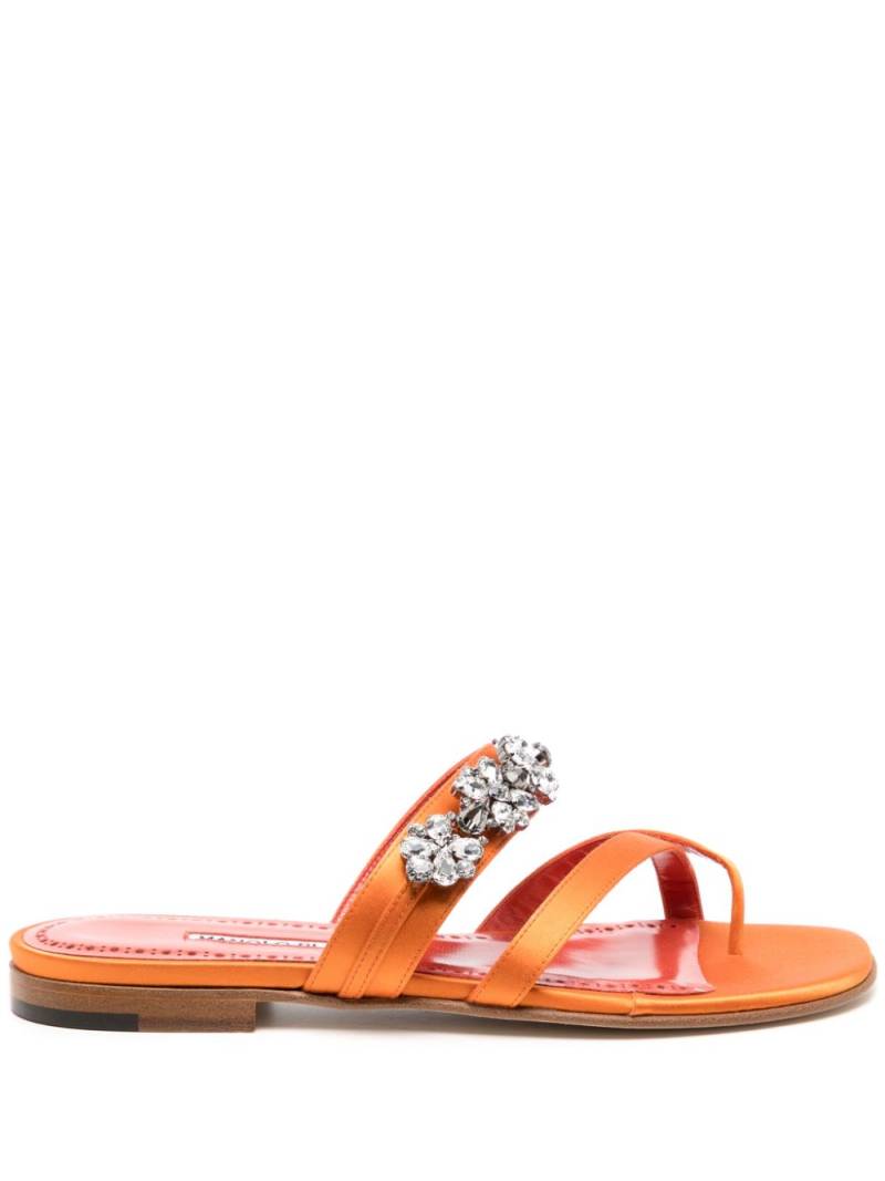 Manolo Blahnik Susa sandals - Orange von Manolo Blahnik