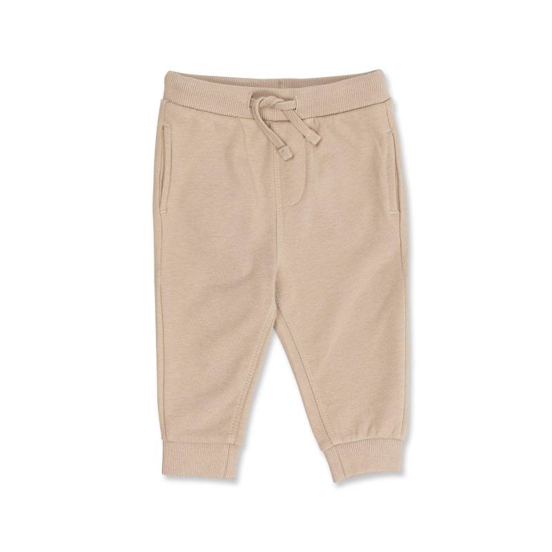 Jogginghose Mit Bündchen Unisex Beige 104 von Manor Baby