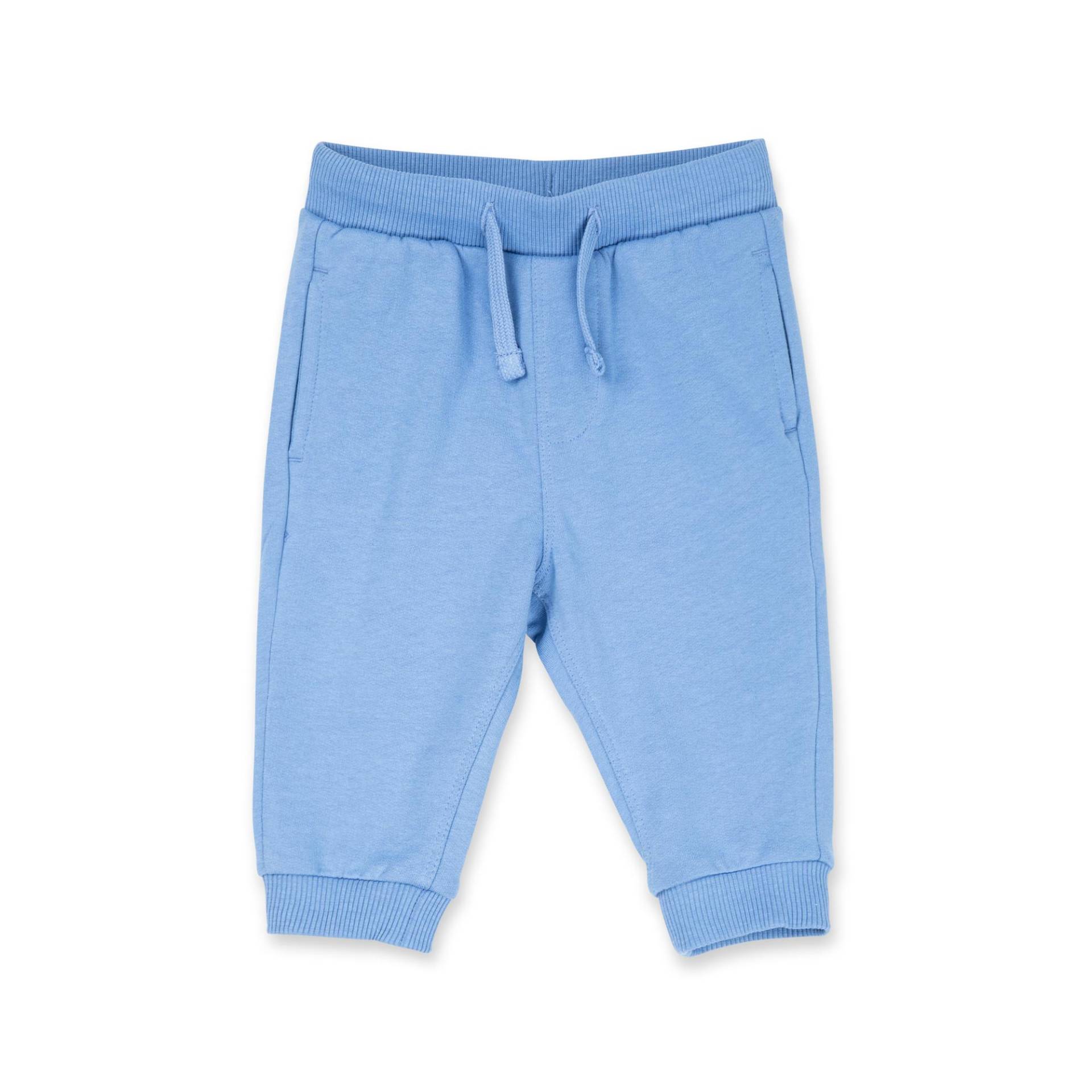 Jogginghose Mit Bündchen Unisex Blau 104 von Manor Baby