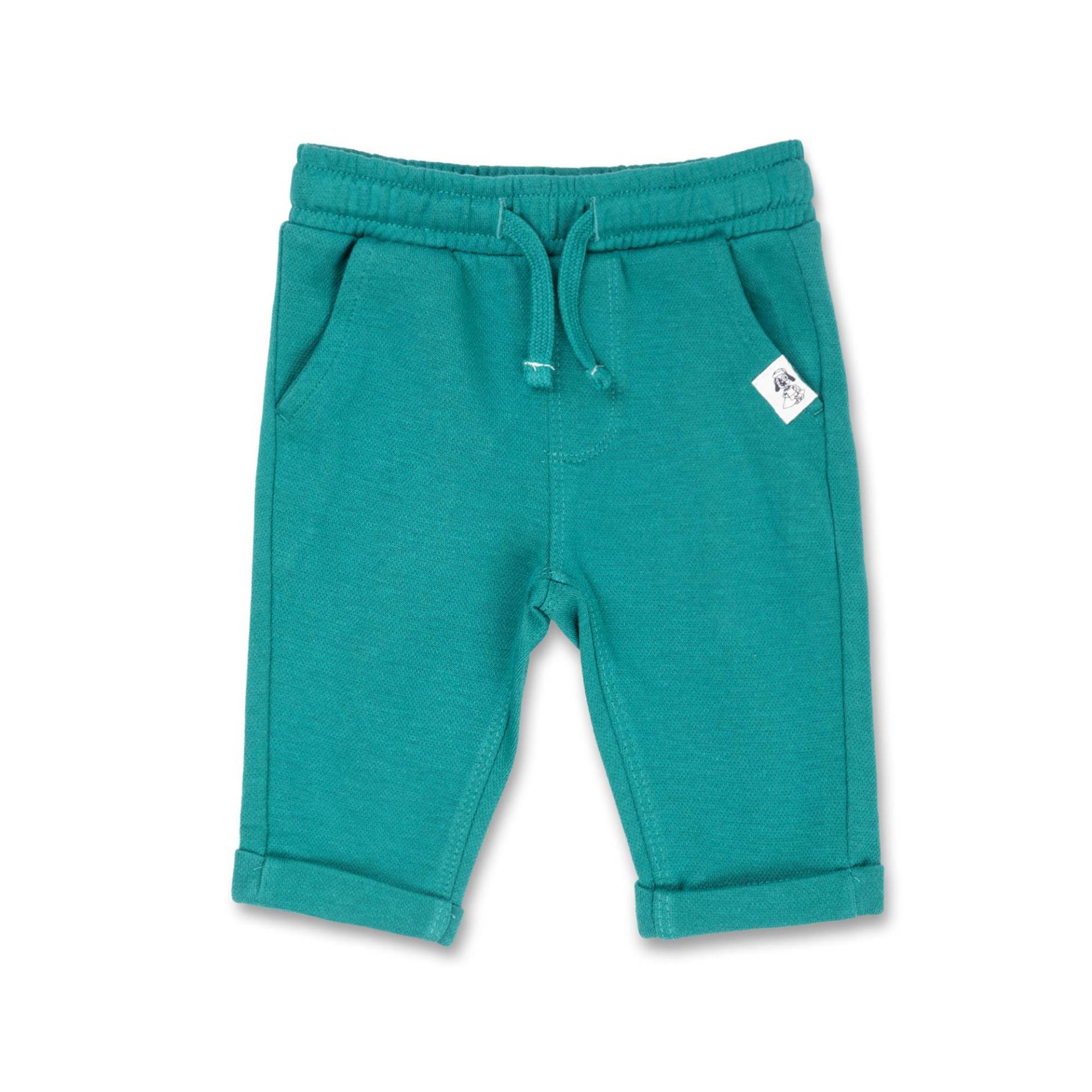 Jogginghose Mit Bündchen Unisex Grün 80 von Manor Baby