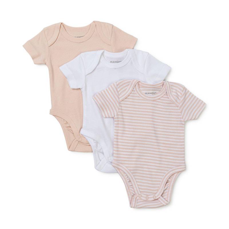 Body, Kurzarm Unisex Rosa 50 von Manor Baby