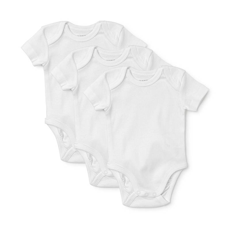 Multipack, Bodys, Kurzarm Unisex Weiss 56 von Manor Baby