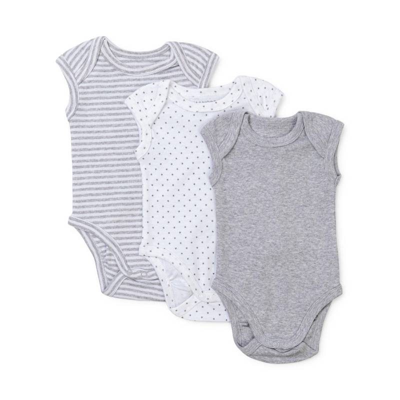 Multipack, Bodys, Ärmellos Unisex Grau Melange 56 von Manor Baby