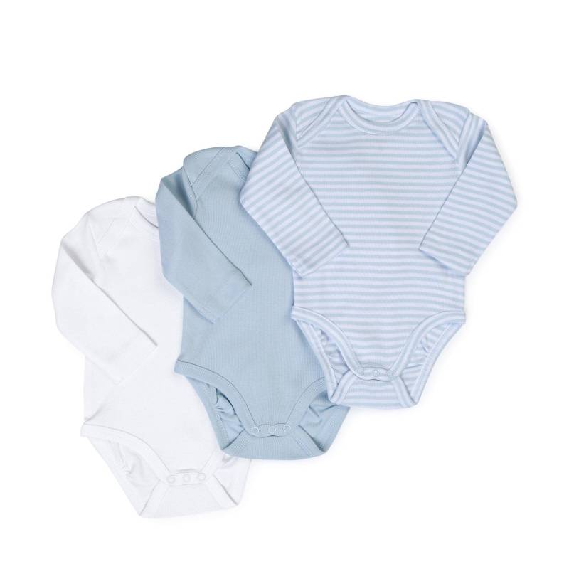 Body, Langarm Unisex Hellblau 56 von Manor Baby