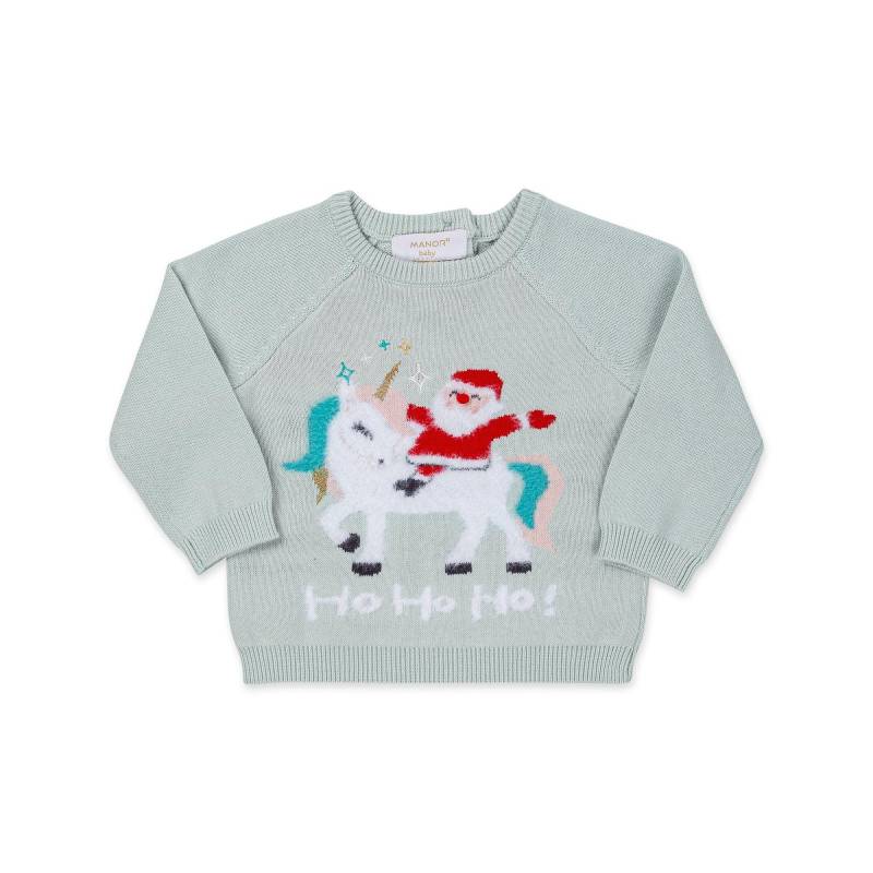 Manor Baby - Pullover, Ugly Sweater, 68, Mint von Manor Baby