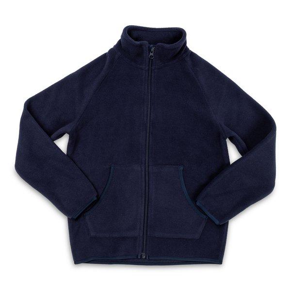 Fleecejacke Ohne Kapuze Jungen Marine 128 von Manor Kids