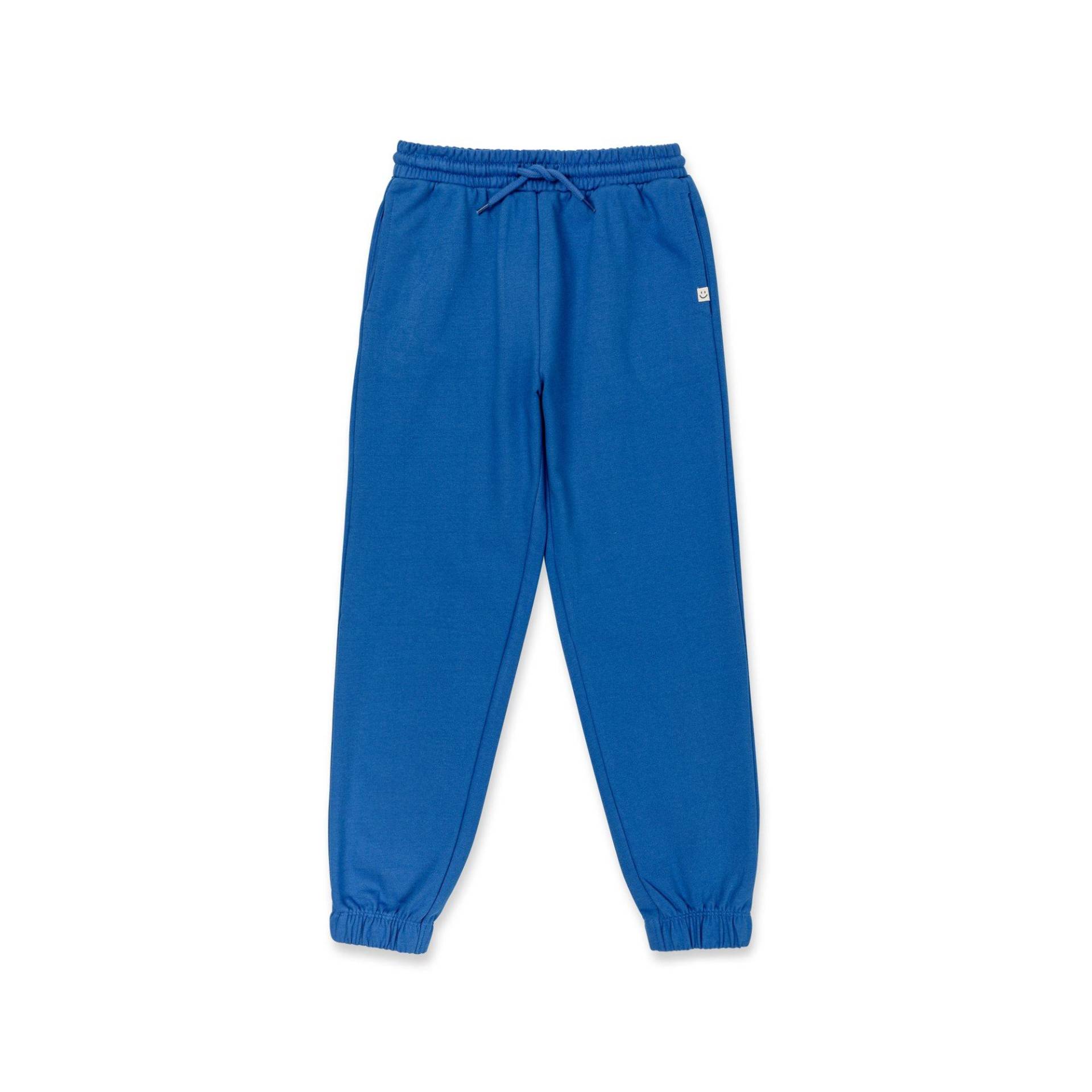 Jogginghose Mit Bündchen Jungen Blau 128 von Manor Kids