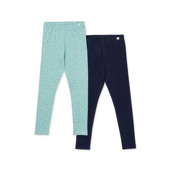 Duopack, Leggings Mädchen Mint 110 von Manor Kids