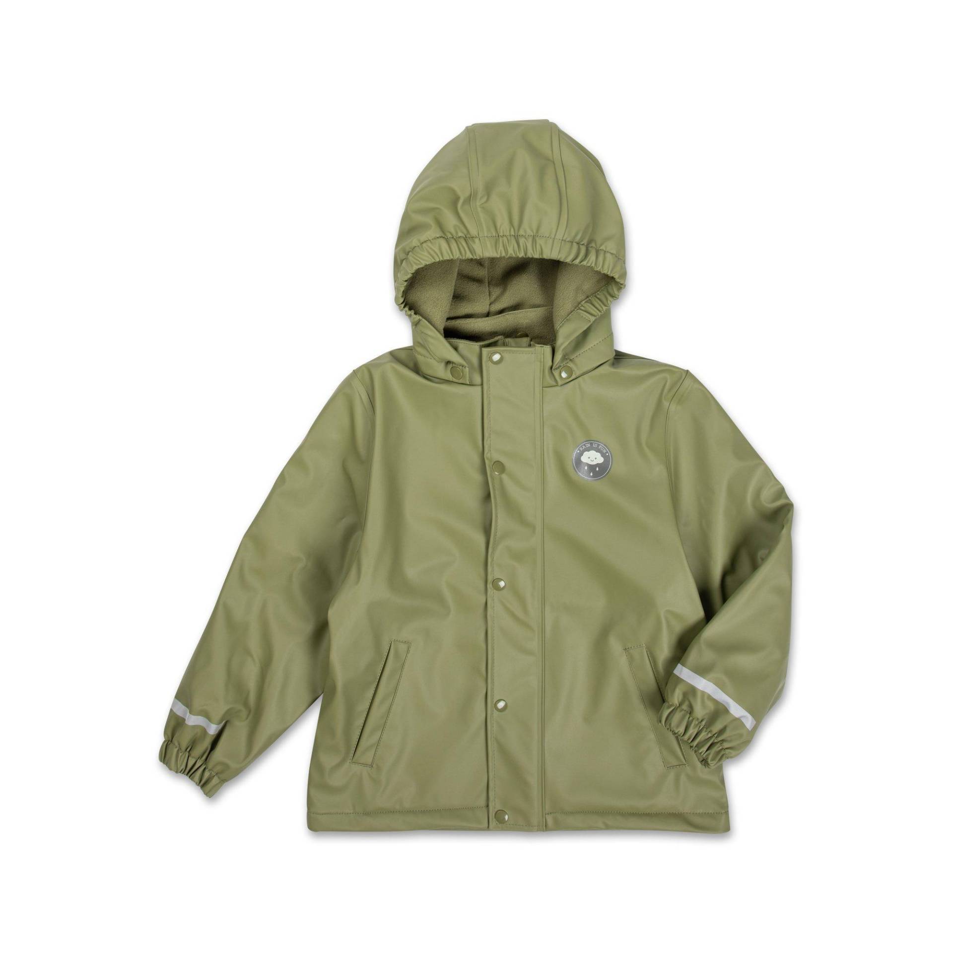 Regenjacke Unisex Grün 110-116 von Manor Kids