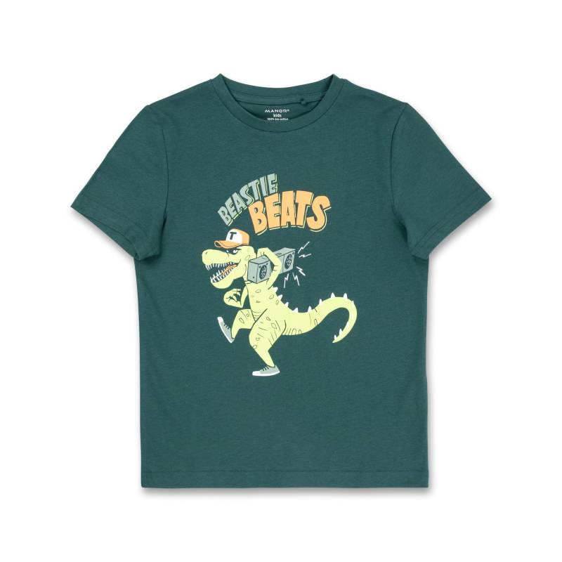 T-shirt, Kurzarm Jungen Grün 104 von Manor Kids