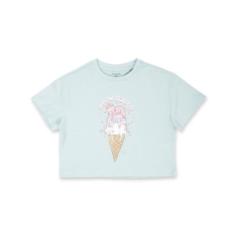 T-shirt, Kurzarm Mädchen Mint 104 von Manor Kids