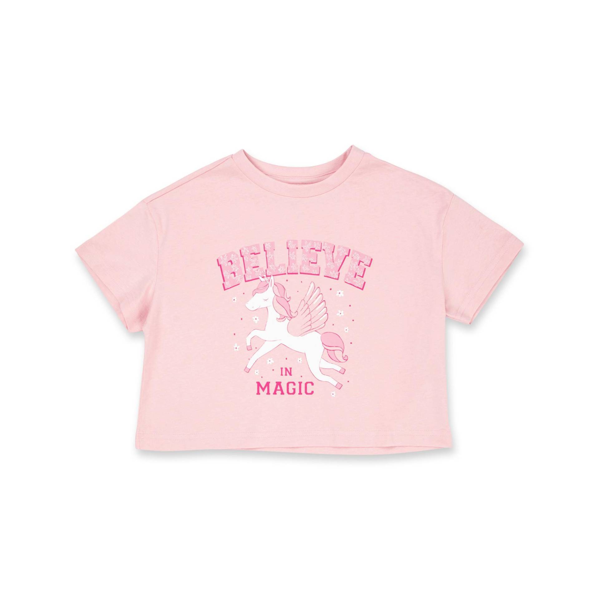 T-shirt, Kurzarm Mädchen Rosa 104 von Manor Kids