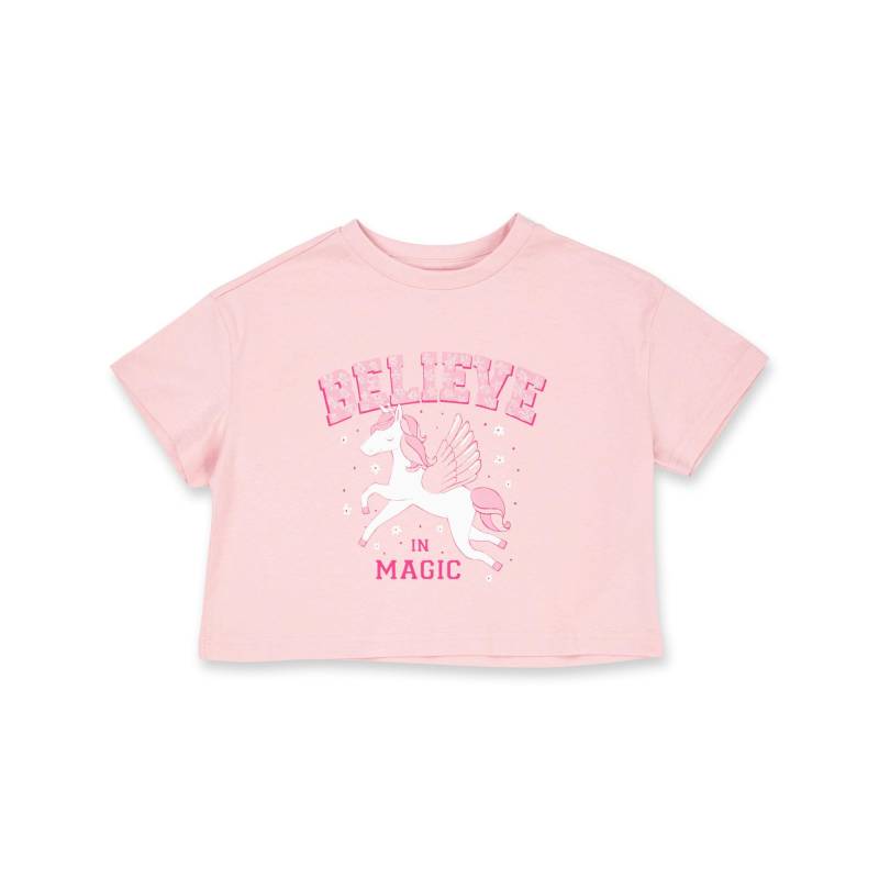 T-shirt, Kurzarm Mädchen Rosa 140 von Manor Kids