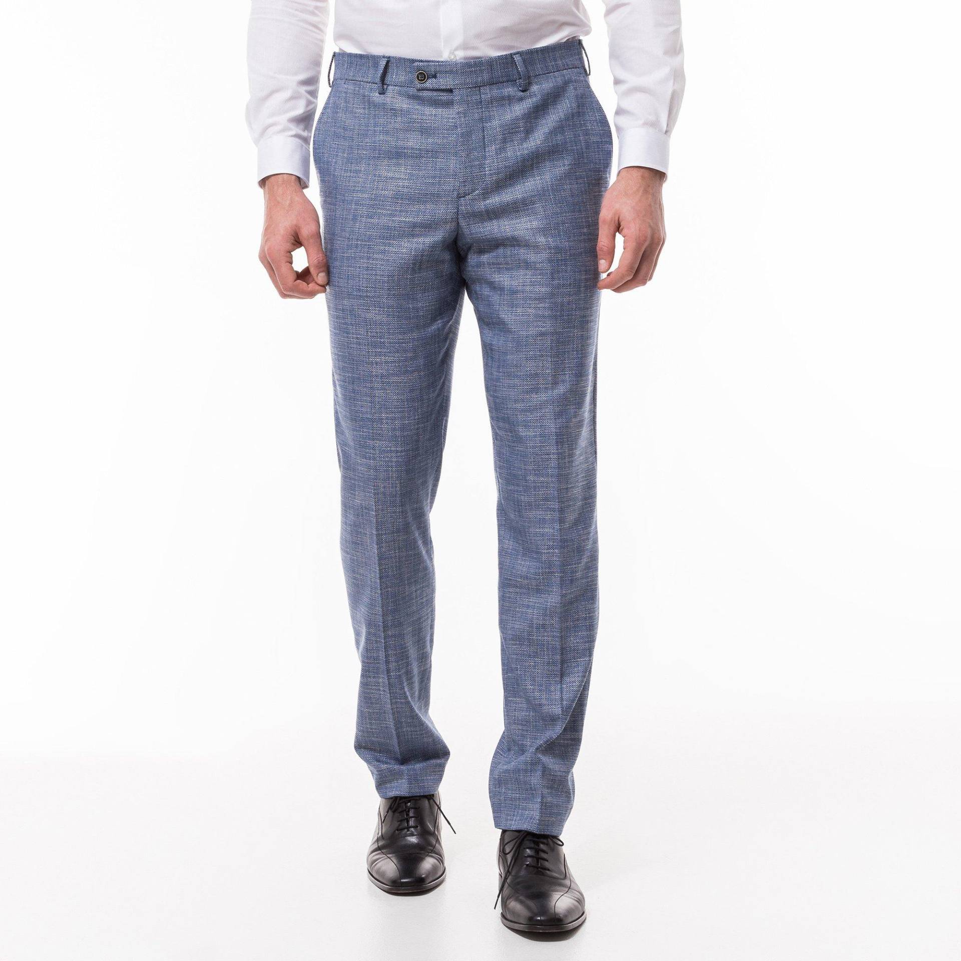 Anzughose, Modern Fit Herren Hellblau 58 von Manor Man