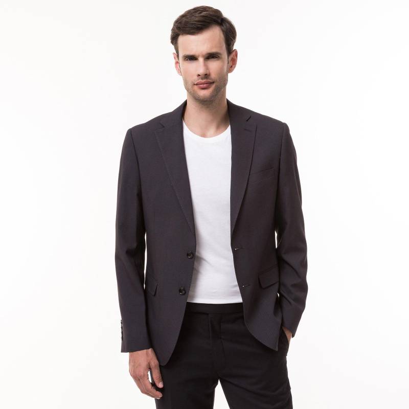 Blazer, Modern Fit Herren Anthrazit 46 von Manor Man