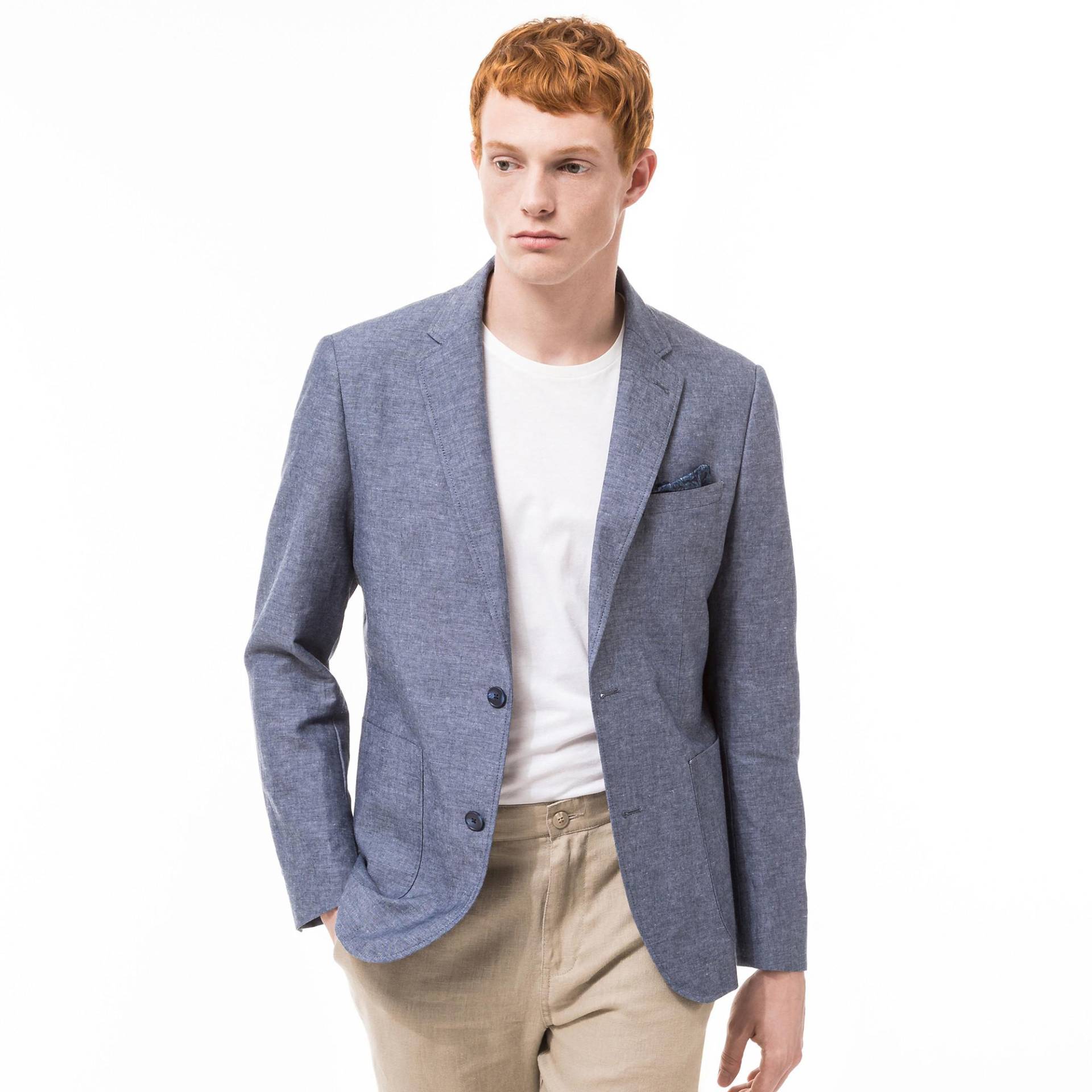 Blazer Herren Blau 48 von Manor Man