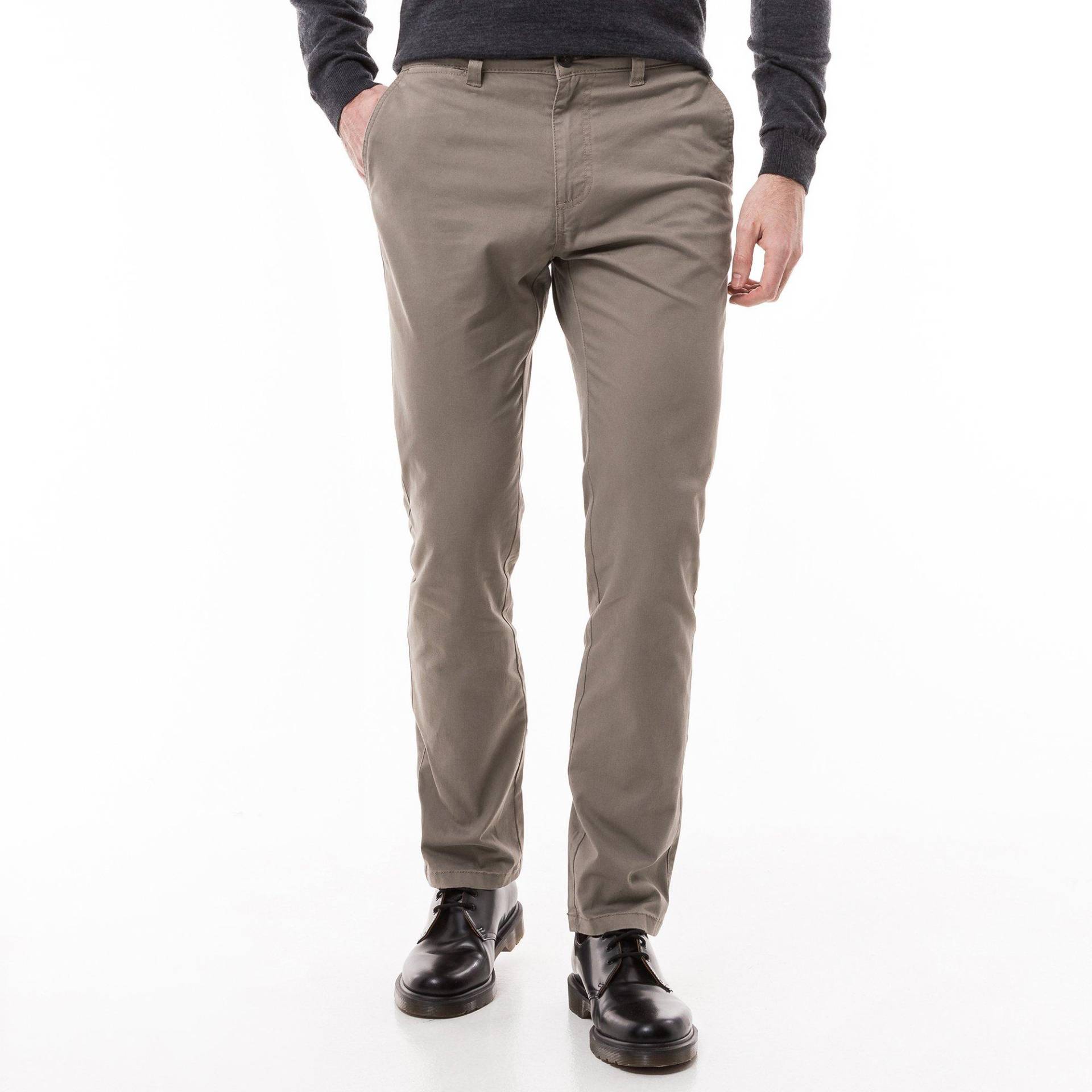 Manor Man - Chinohose, Regular Fit, für Herren, Khaki, Größe W38/L32 von Manor Man