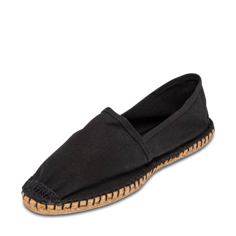 Espadrilles Herren Black 42 von Manor Man