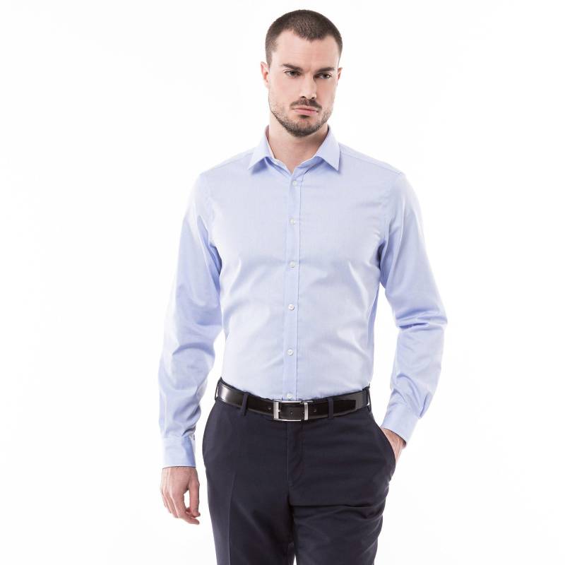 Hemd, Classic Fit, Langarm Herren Himmelblau 3XL von Manor Man