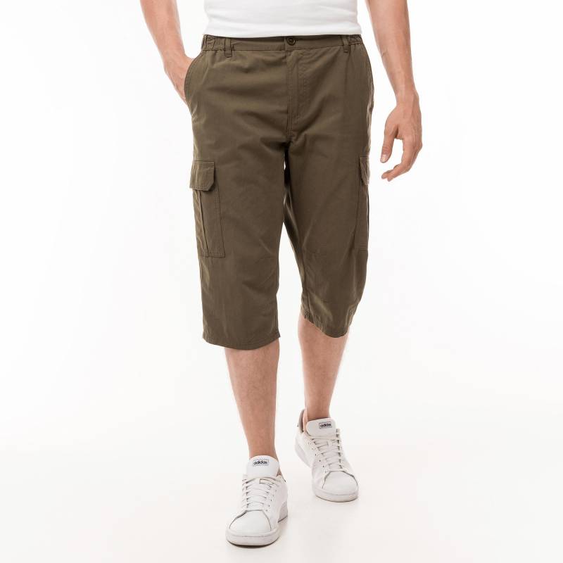 Hose, Regular Fit, 3/4-länge Herren Khaki XXL von Manor Man