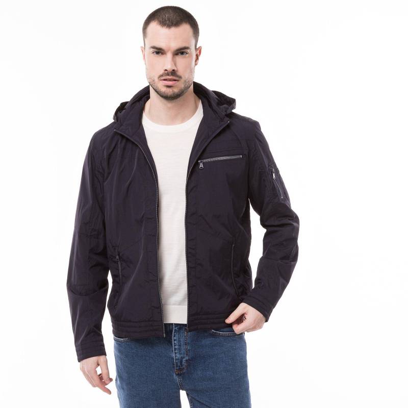 Jacke Mit Abnehmbarer Kapuze Herren Marine M von Manor Man