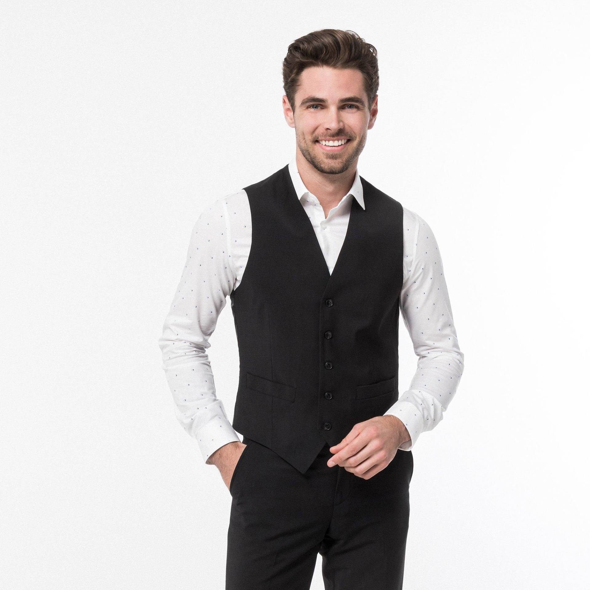 Gilet Herren Black 46 von Manor Man