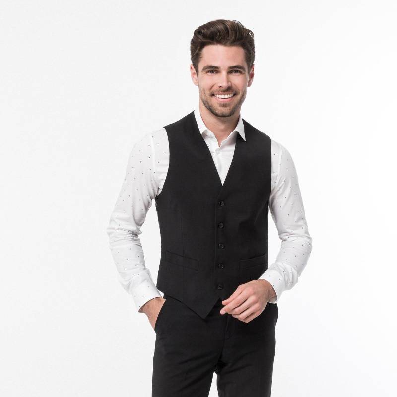 Gilet Herren Black 50 von Manor Man