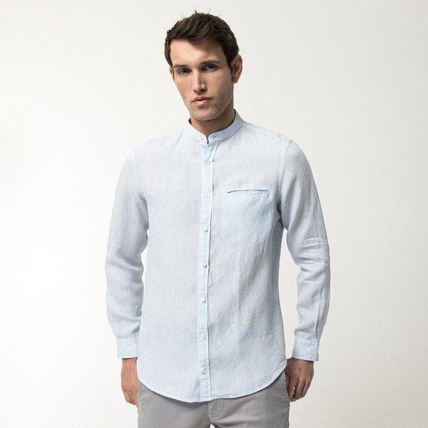 Hemd, Modern Fit, Langarm Herren Hellblau XXL von Manor Man