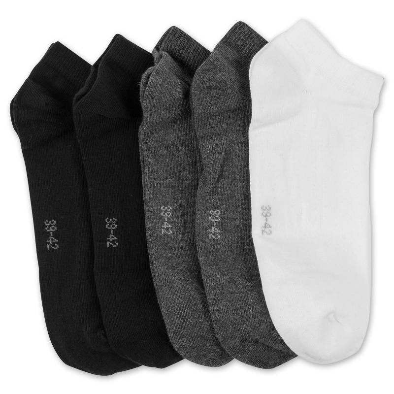 Knöchellange Socken Herren Multicolor 39-42 von Manor Man