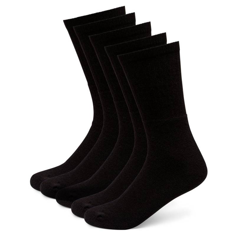 Multipack, Sportsocken Herren Black 42-44 von Manor Man