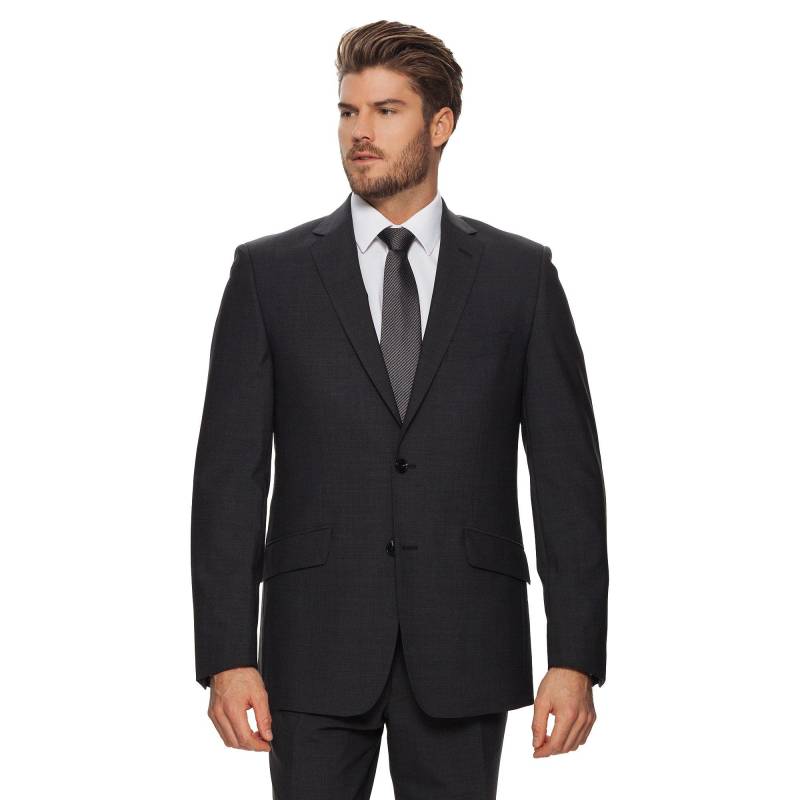 Veston, Classic Fit Herren Anthrazit 24 von Manor Man