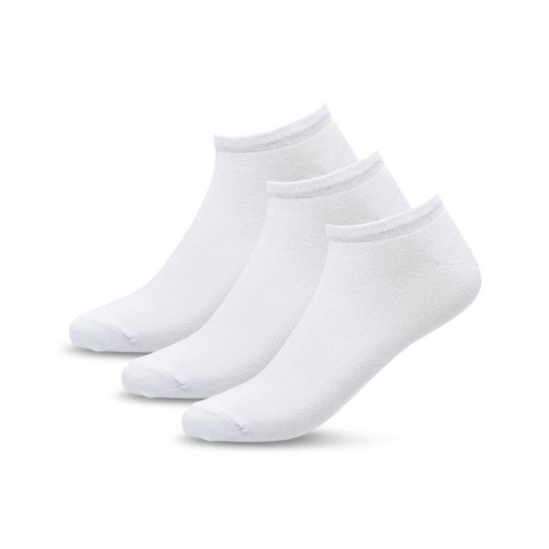 Triopack,sneaker Socken Herren Weiss 39-42 von Manor Man