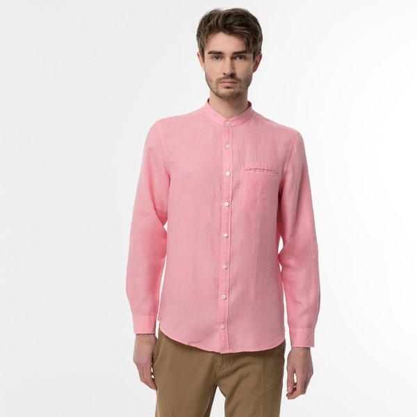 Hemd, Modern Fit, Langarm Herren Rosa  XL von Manor Man