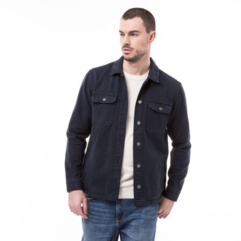 Overshirt Herren Dunkelblau L von Manor Man