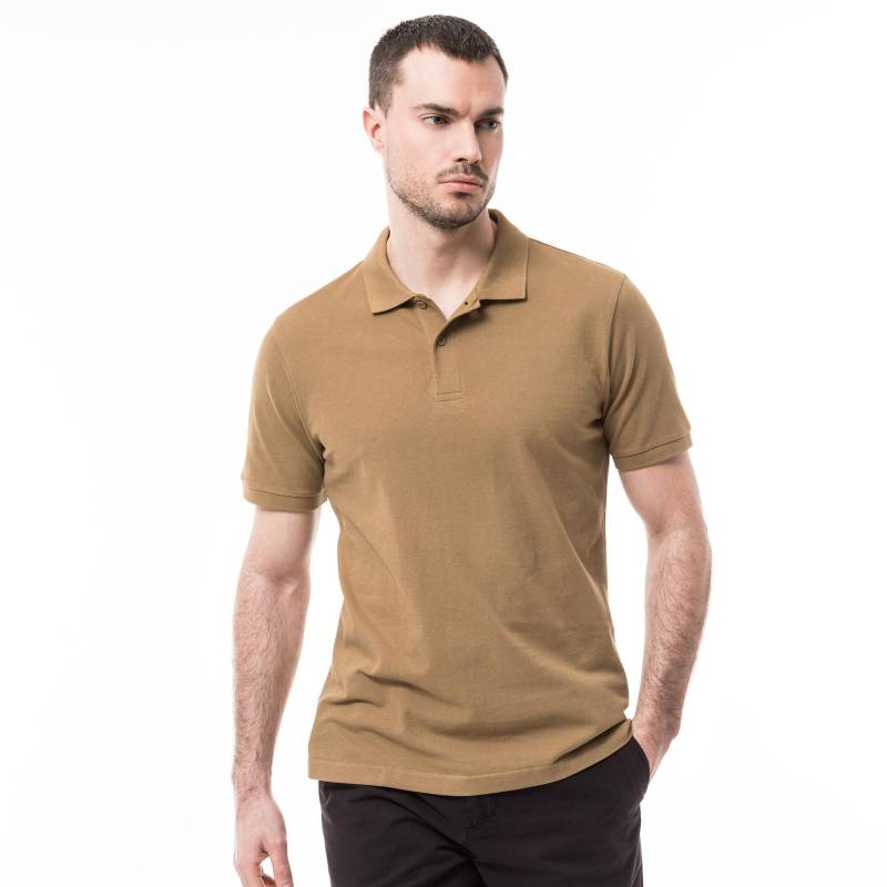 Poloshirt, Kurzarm Herren Camel XL von Manor Man