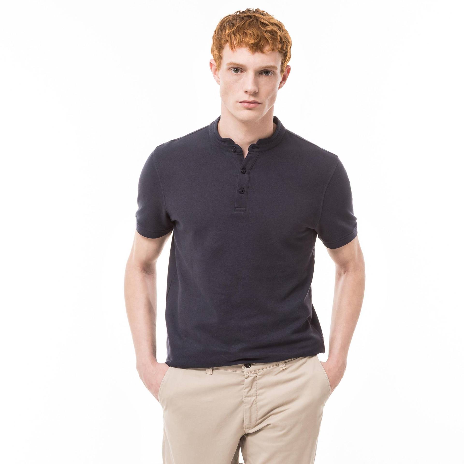 Poloshirt, Kurzarm Herren Marine M von Manor Man