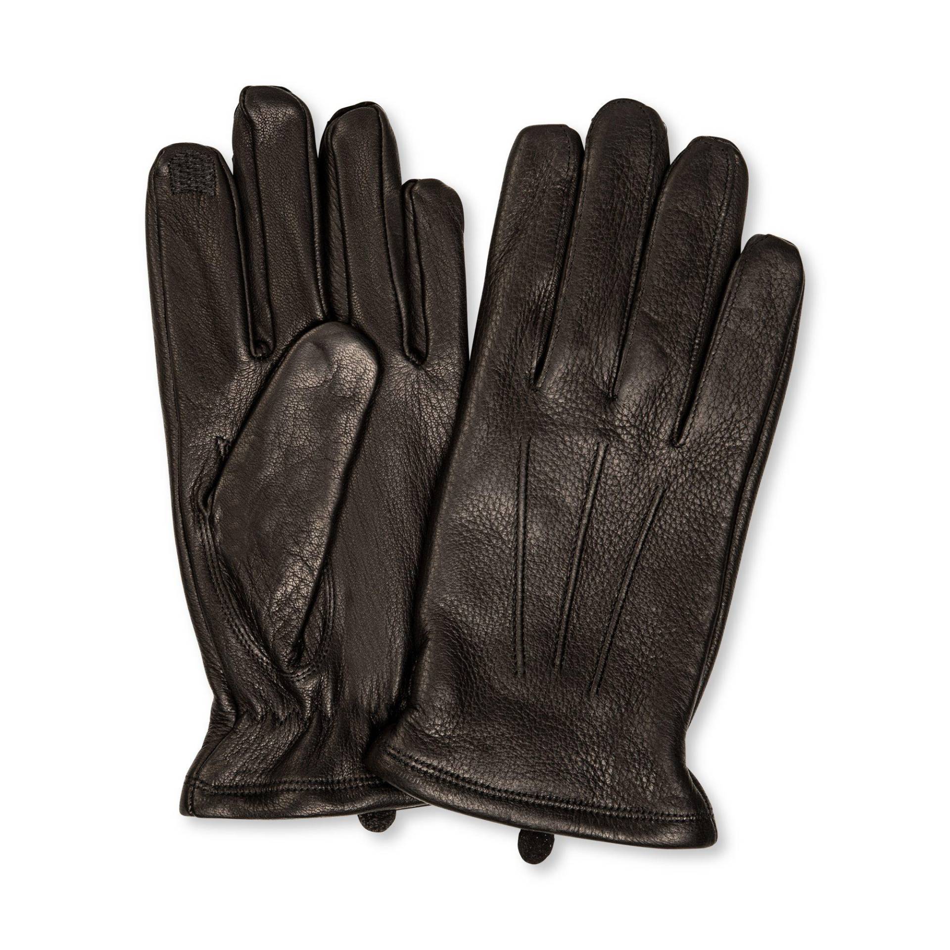 Fingerhandschuhe Herren Black L von Manor Man