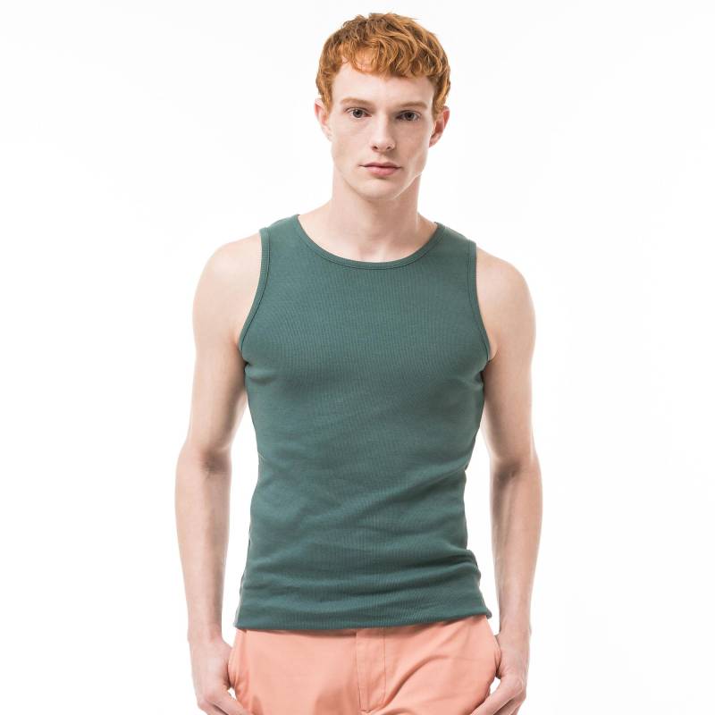 Tank Top Herren Dunkelgrün XXL von Manor Man