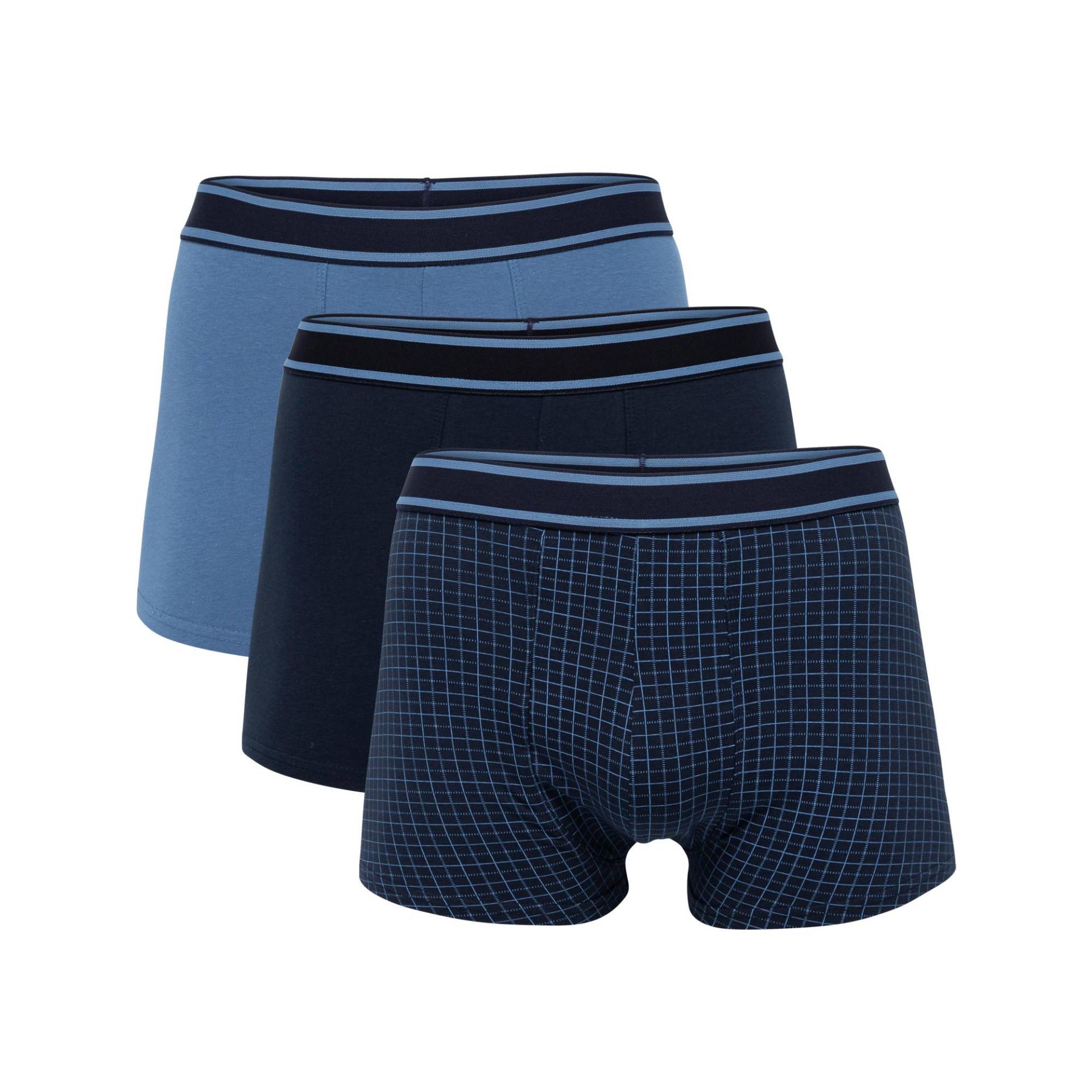 Triopack, Pantys Herren Blau L von Manor Man