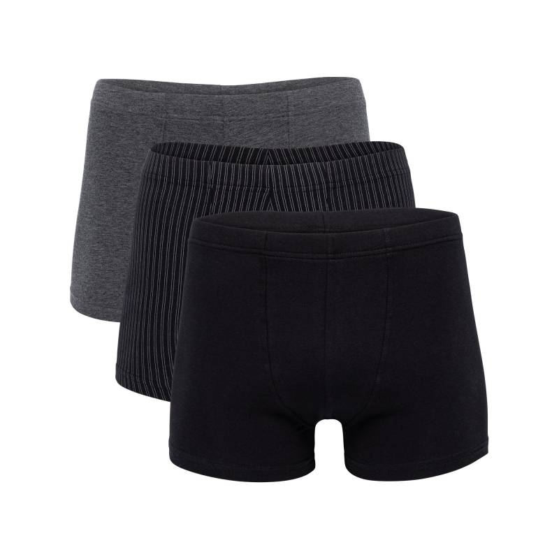 Triopack, Pantys Herren Grau L von Manor Man