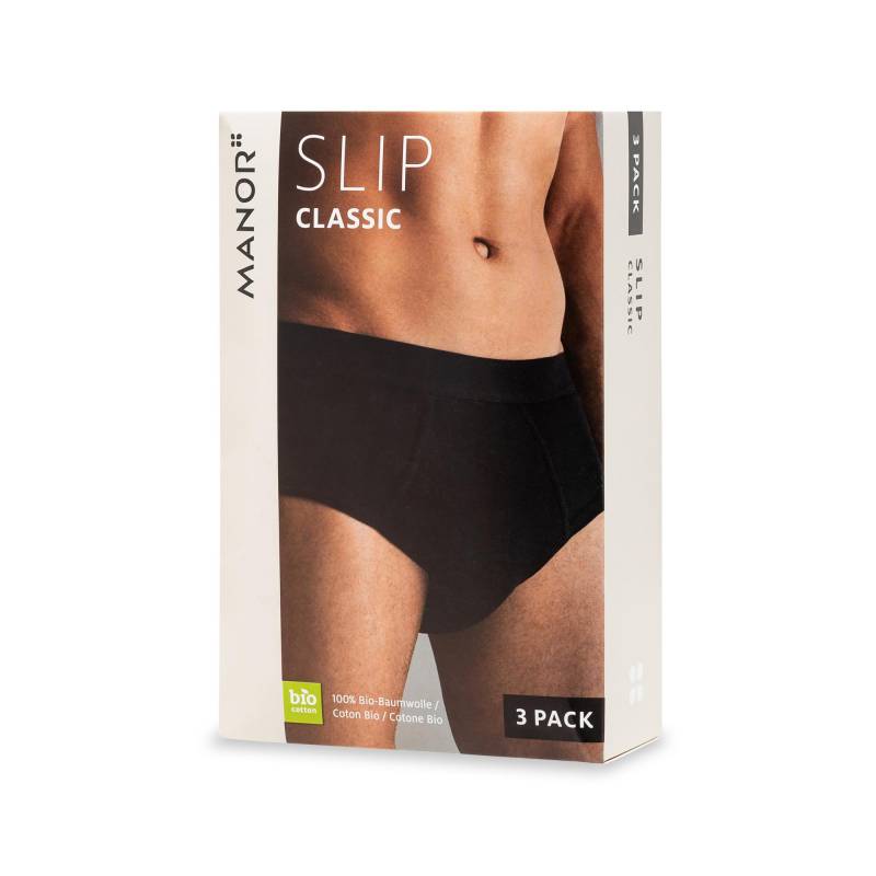 Triopack, Slips Herren Black M von Manor Man