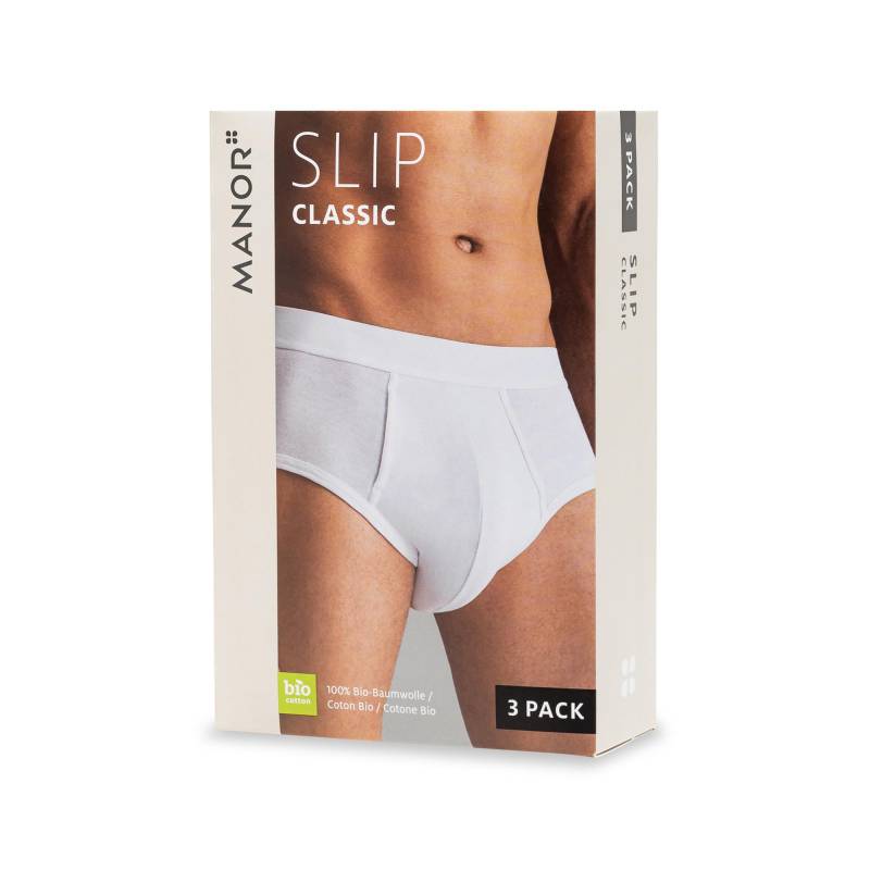 Triopack, Slips Herren Weiss S von Manor Man