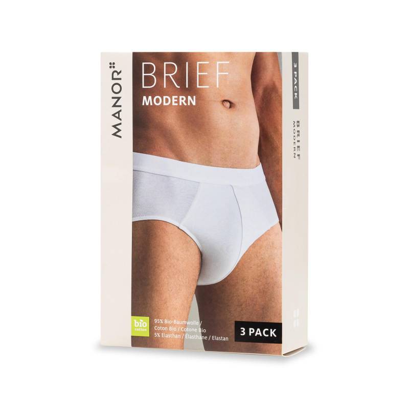 Triopack, Slips Herren Weiss XL von Manor Man