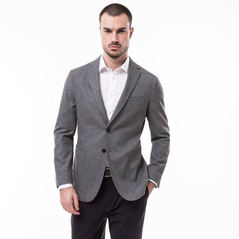 Manor Man - Veston Modern Fit, für Herren, Grau, Größe 54 von Manor Man