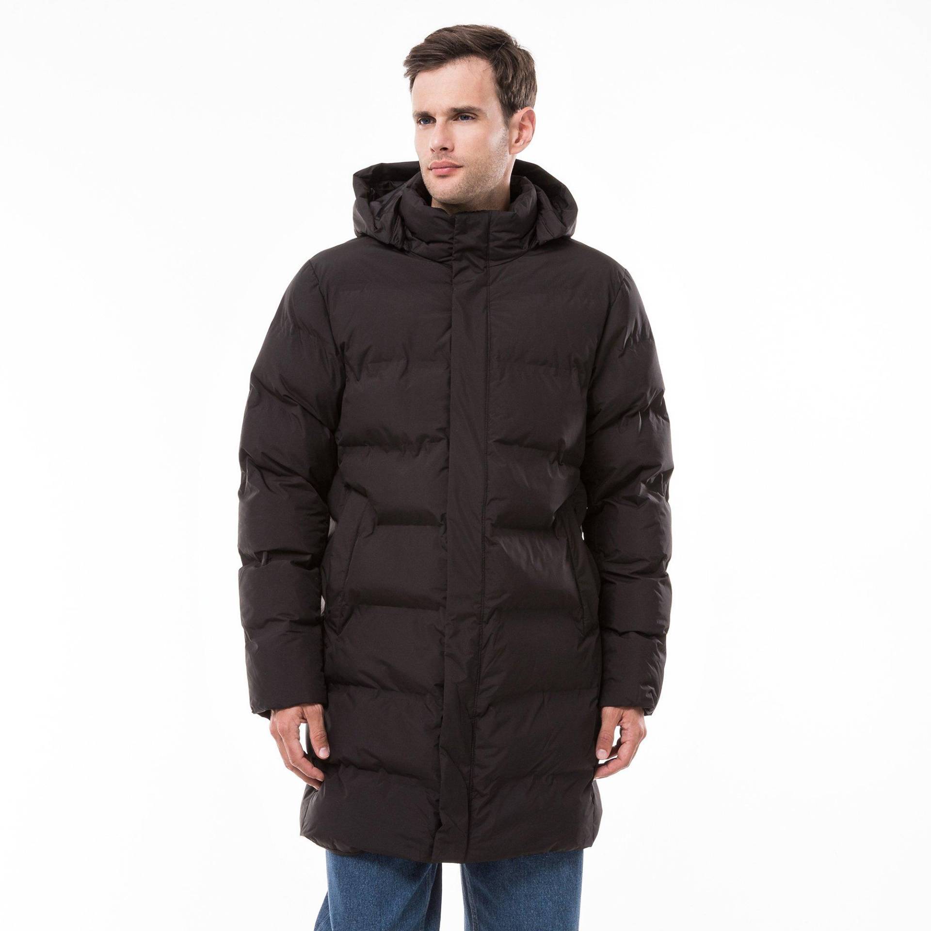 Manor Man - Jacke, Wattiert mit Kapuze, für Herren, Black, Größe S von Manor Man