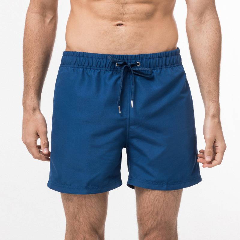 Badeshorts Herren Dunkelblau L von Manor Sport