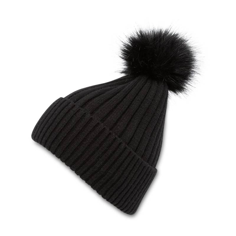 Beanie Damen Black ONE SIZE von Manor Sport