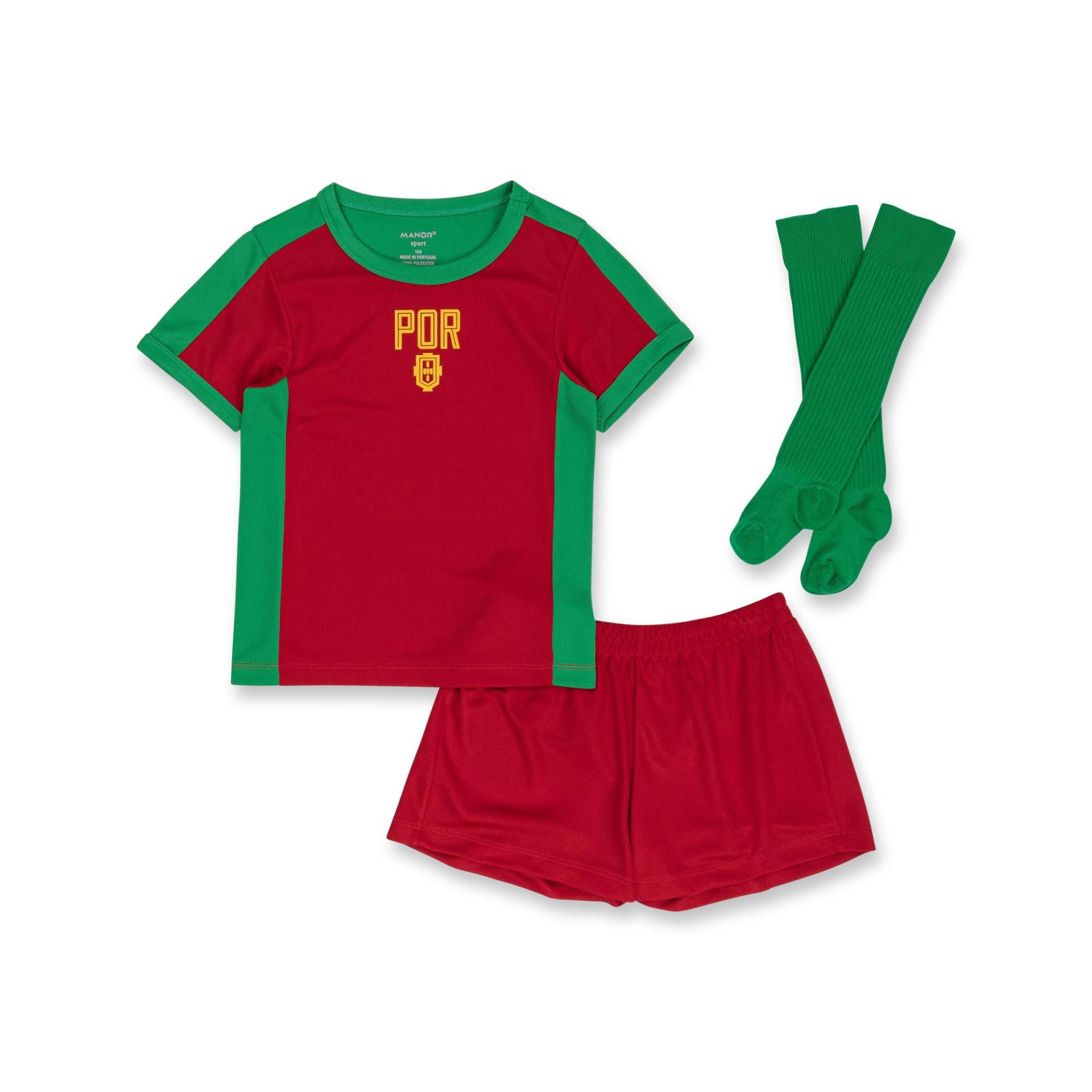 Fan Kids Set Unisex Rot 110 von Manor Sport