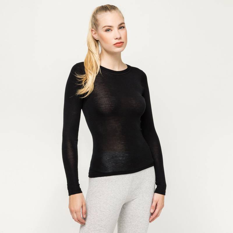 Thermoshirt, Langarm Damen Black XL von Manor Sport